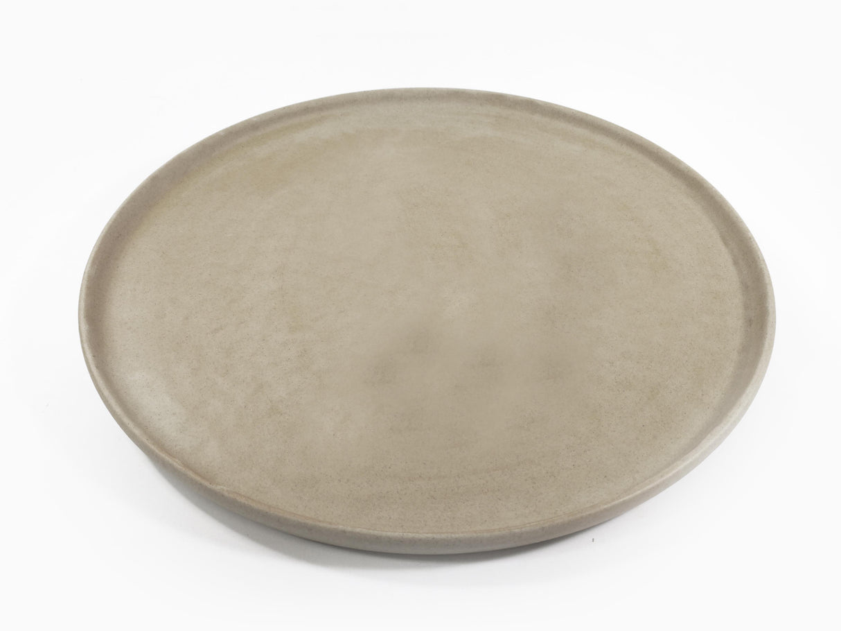 Tablekraft Soho Round Platter 330x15mm Stone (Sold in sets of 2)