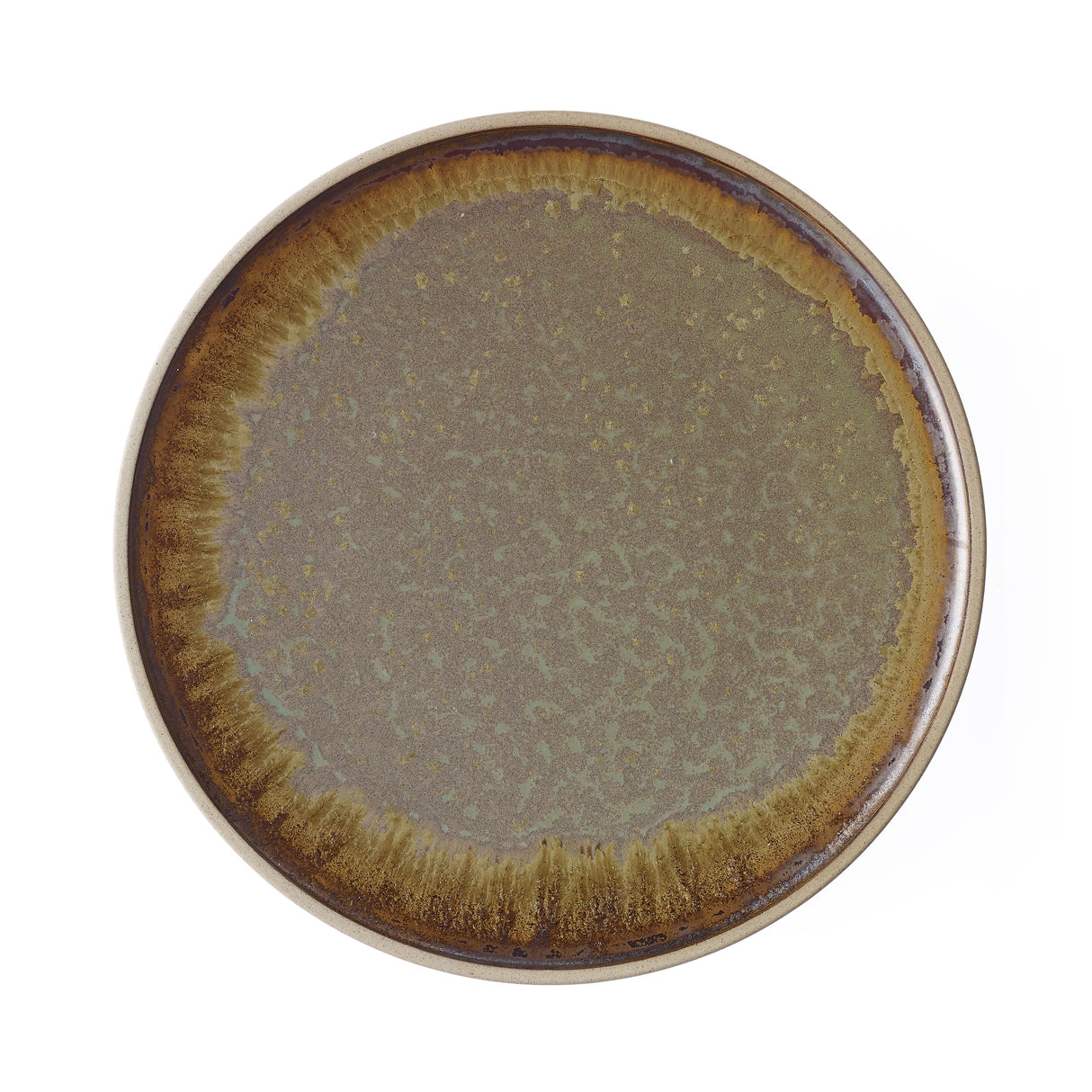 Tablekraft Soho Round Plate 255X10Mm Burnt Sienna