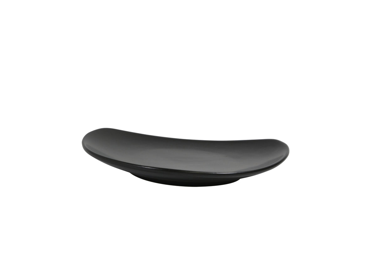 Tablekraft Tk Black Oval Plate 220X250Mm Black