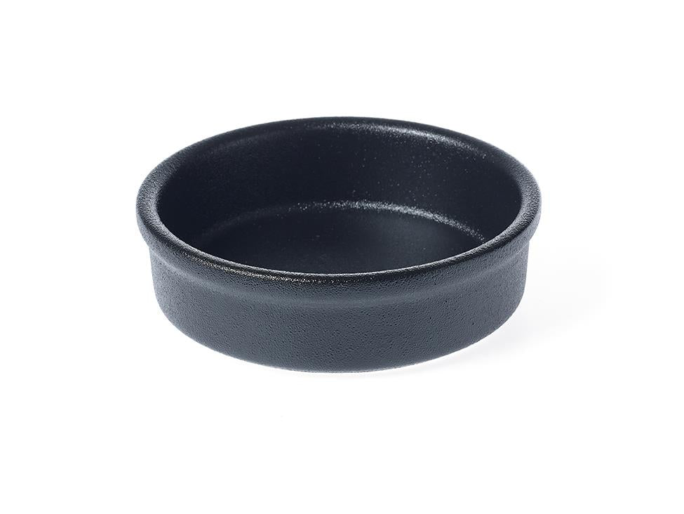 Tablekraft Tk Black Round Dish Tapas Black (Sold in sets of 6)