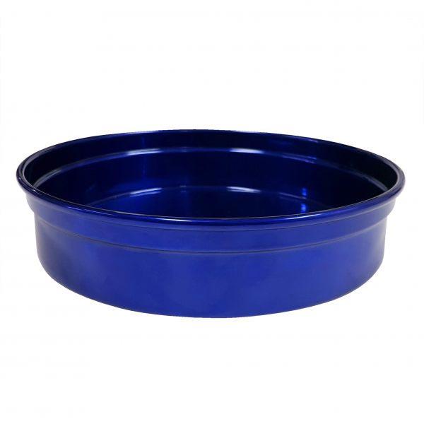 Chef Inox Round Bar Tray Aluminium 240X50Mm Blue