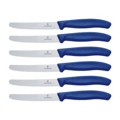 6.7832.6 - Swiss Classic Tomato and Table Knife Set 6 Pieces - Blue