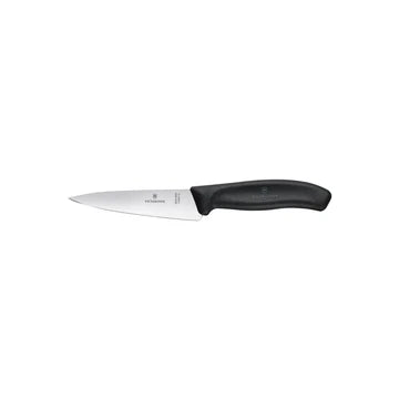 6.8003.12G - Kitchen Knife, Straight Edge 15cm - Black (Box of 10)