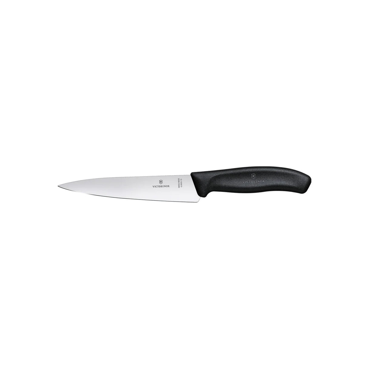 6.8003.12G - Kitchen Knife, Straight Edge 15cm - Black (Box of 10)