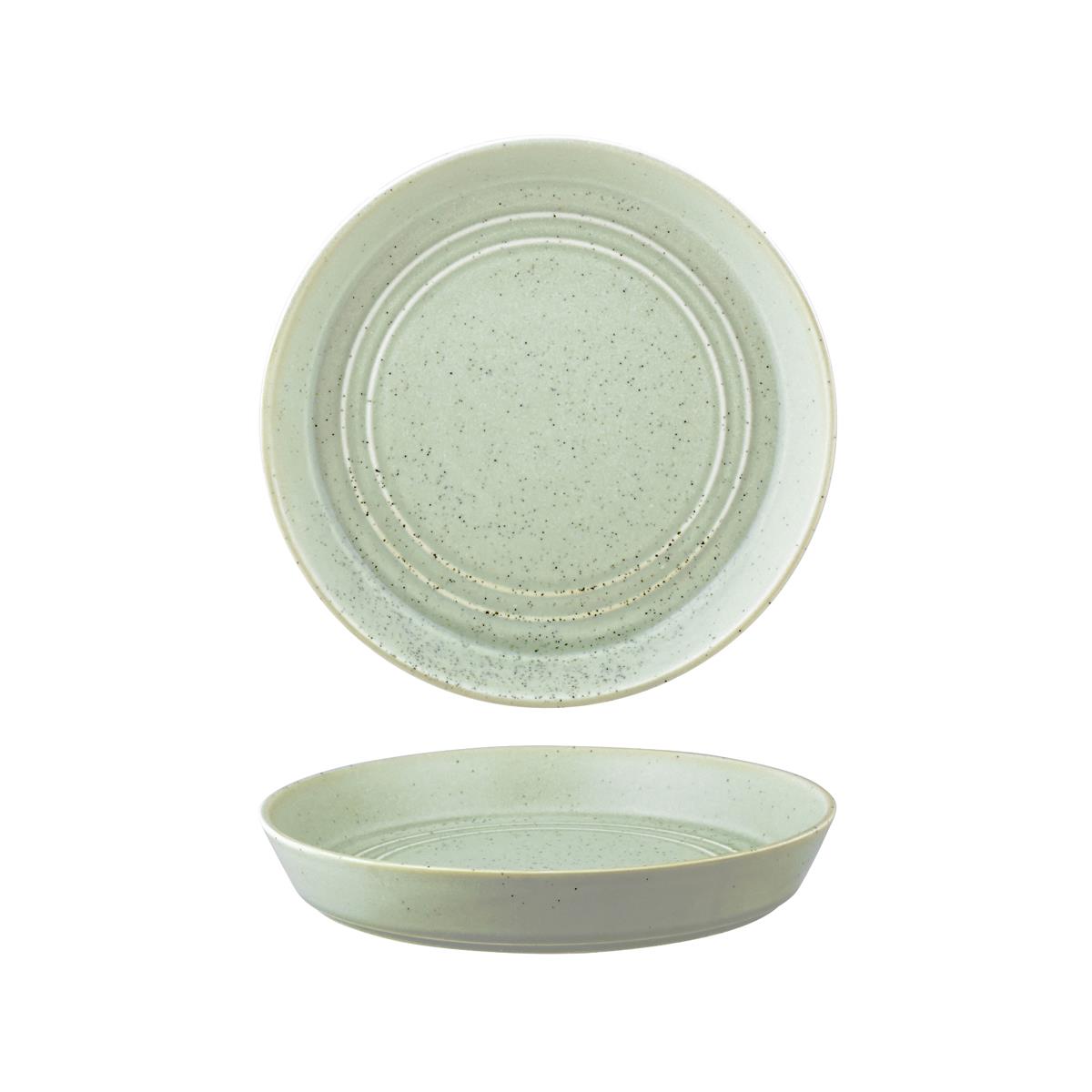 Tablekraft Urban Loft Round Flared Bowl 225x35mm Pistachio (Sold in sets of 3)