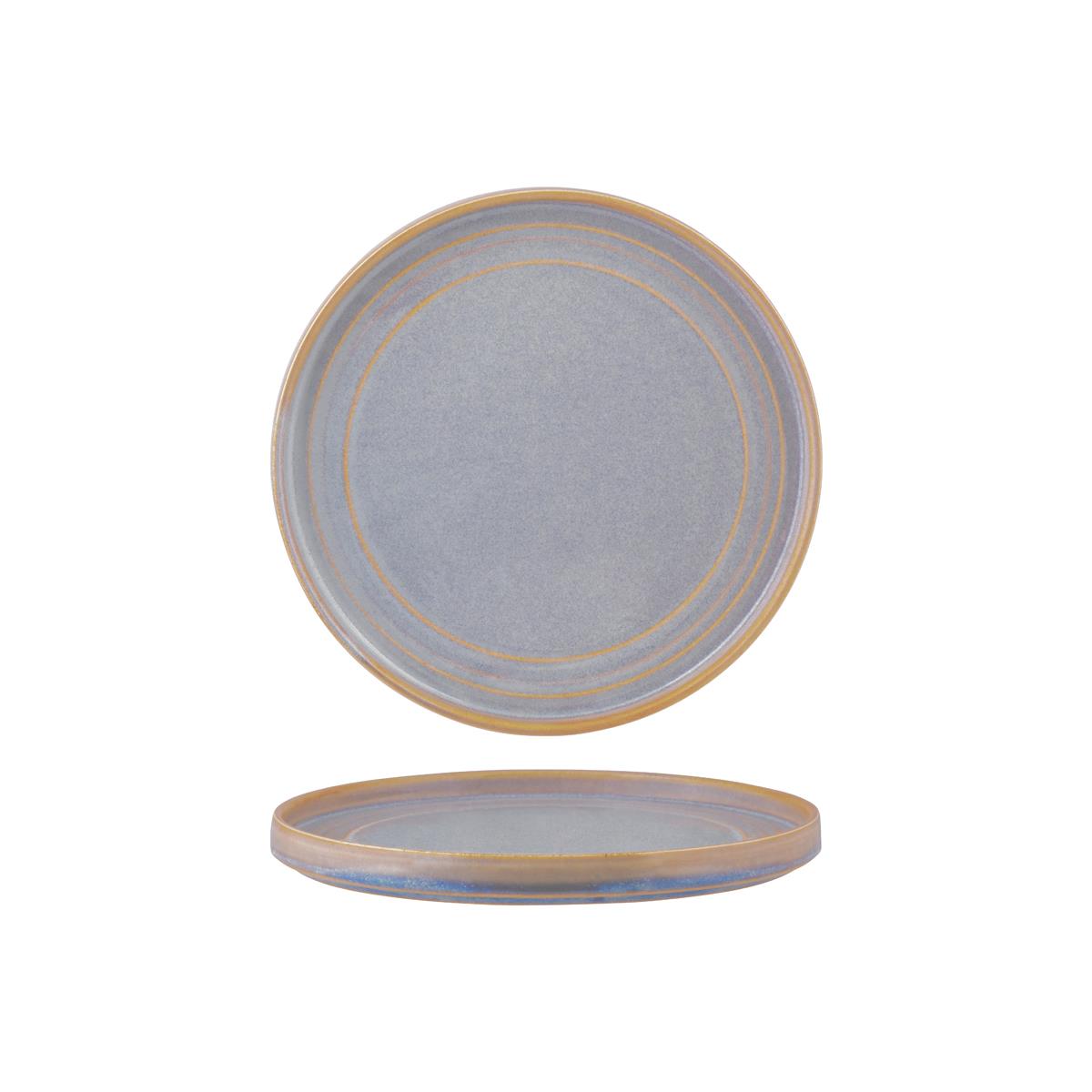 Tablekraft Urban Loft Round Plate 225X22Mm Azure Blue