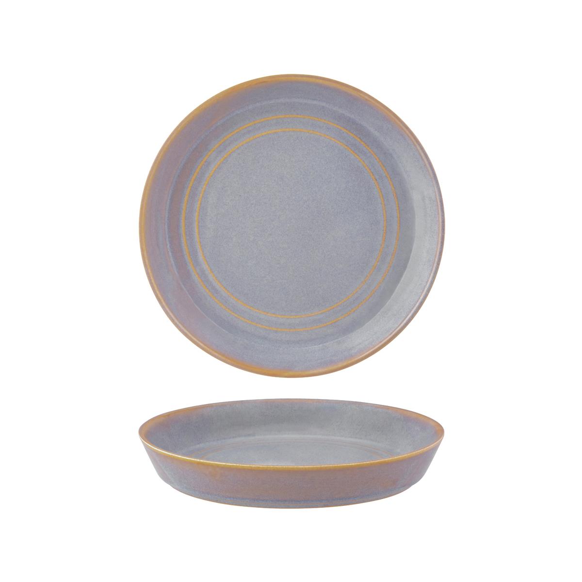 Tablekraft Urban Loft Round Flared Bowl 225x35mm Azure Blue (Sold in sets of 3)