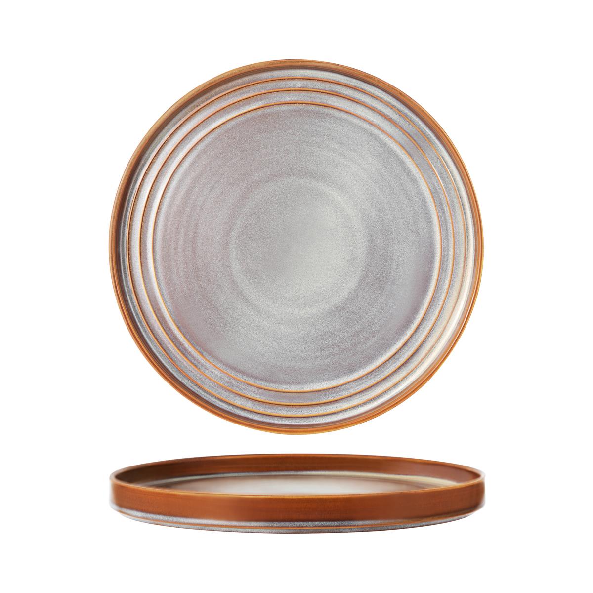 Tablekraft Urban Loft Round Serve Platter 320x30mm Auburn (Sold in sets of 2)