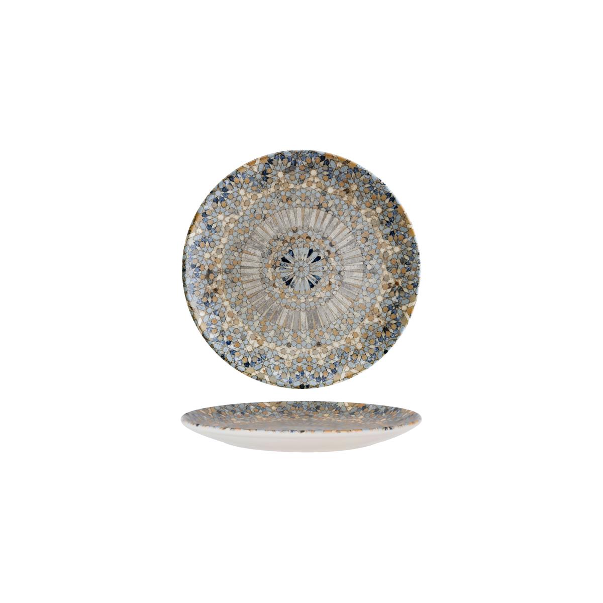 Luca Mosaic Round Coupe Plate