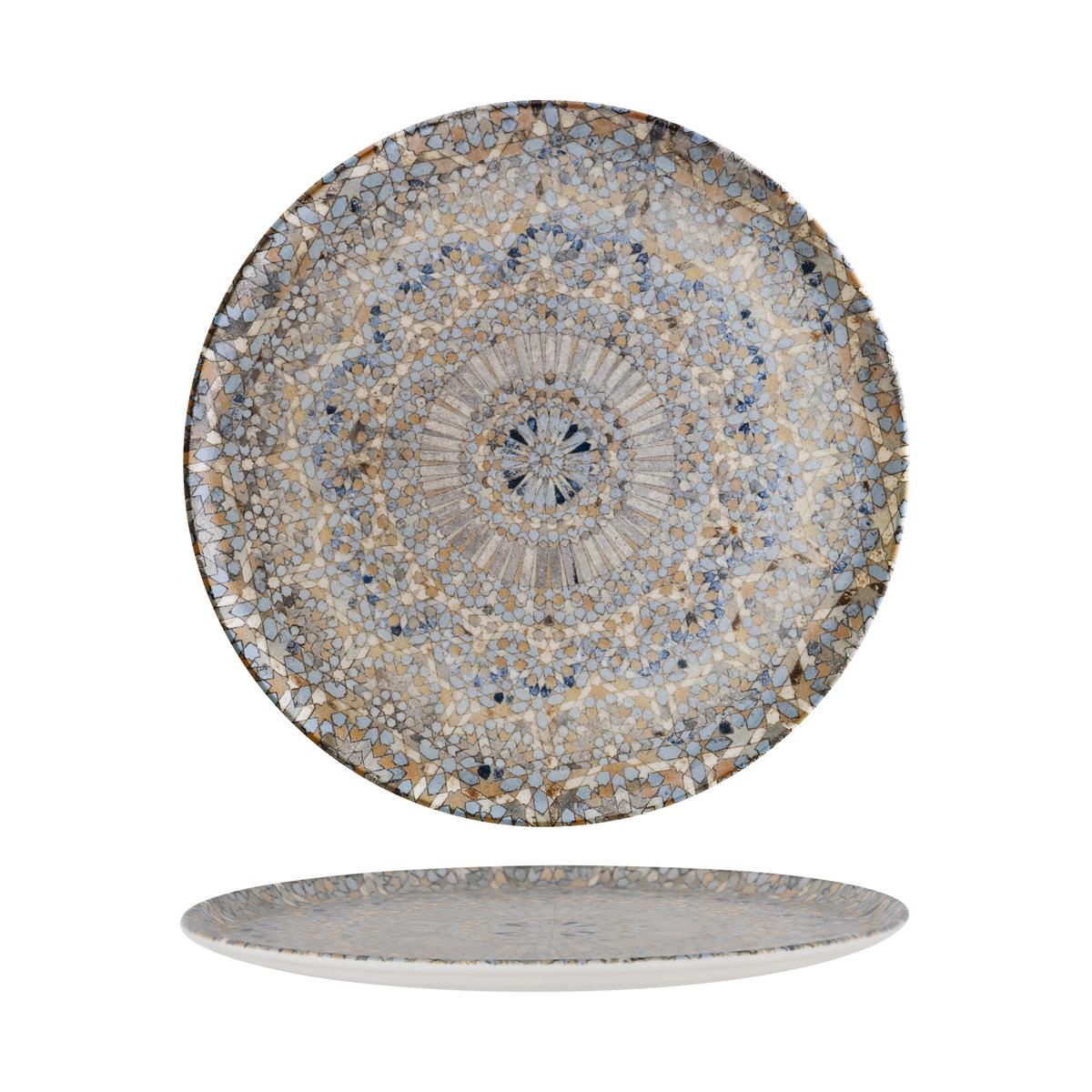 Luca Mosaic Round Coupe Plate