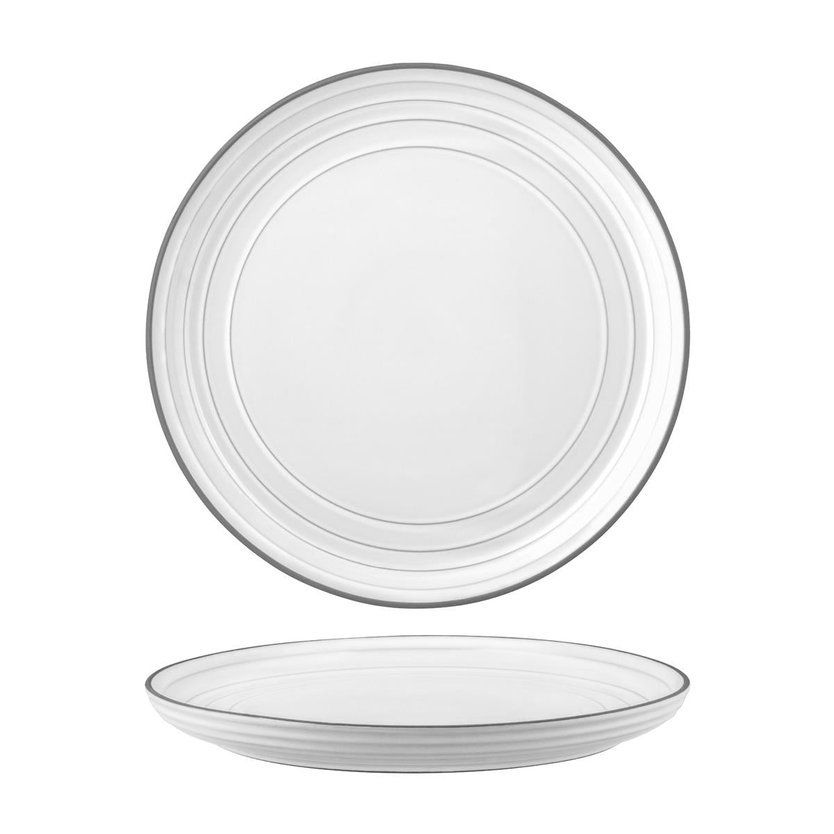 Tablekraft Linea Round Coupe Plate 280Mm White