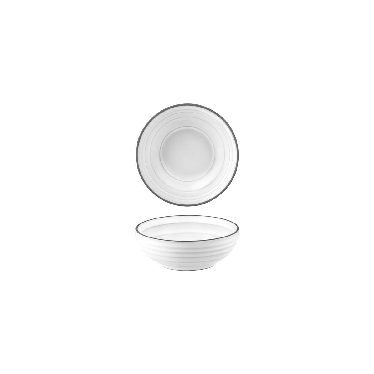 Tablekraft Linea Round Bowl 120x43mm White (Sold in sets of 6)