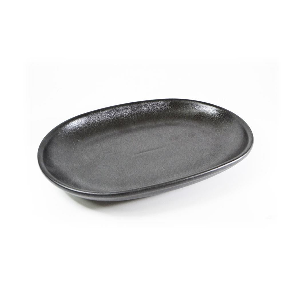 Tablekraft Tk Black Oval Serving Platter 310x215mm Black (Sold in sets of 3)