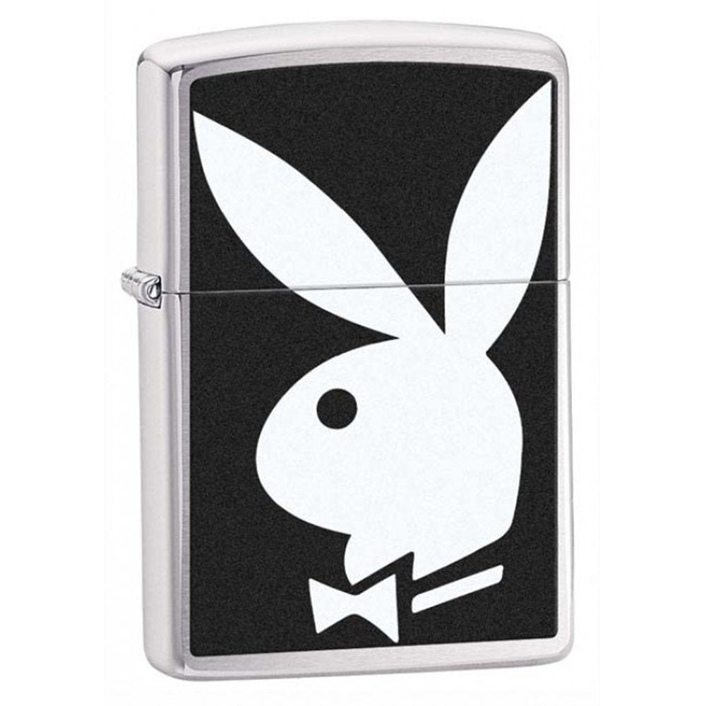 93831 - Zippo Playboy Bunny Brushed Chrome