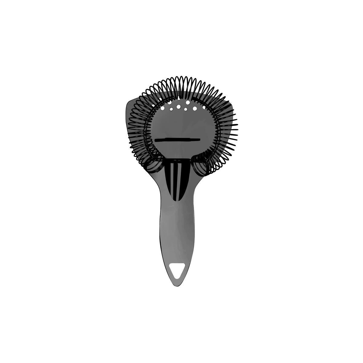 Z0330 - Zanzi Luxury Strain Cocktail Strainer W/Hdl Gun Metal 200Mm