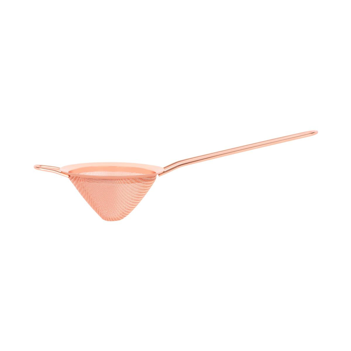Z0362 - Zanzi Snub Nose Mesh Strainer Rose Gold 234X85X40Mm