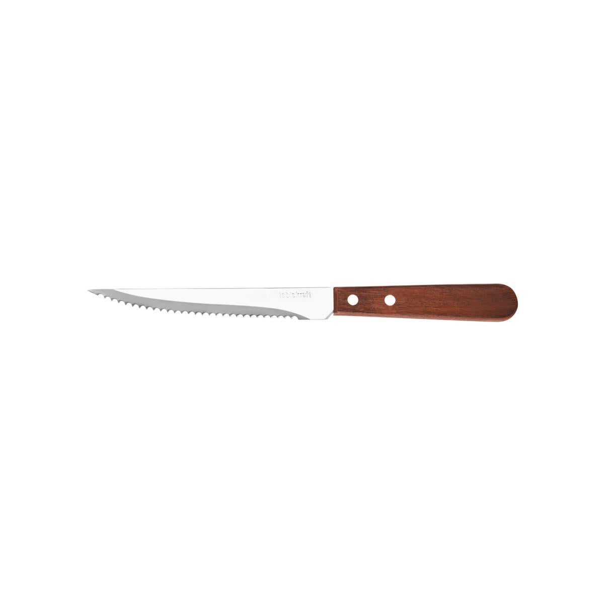 Tablekraft Steak Knife Pakkawood Handle S/S 273mm (Sold in sets of 12)