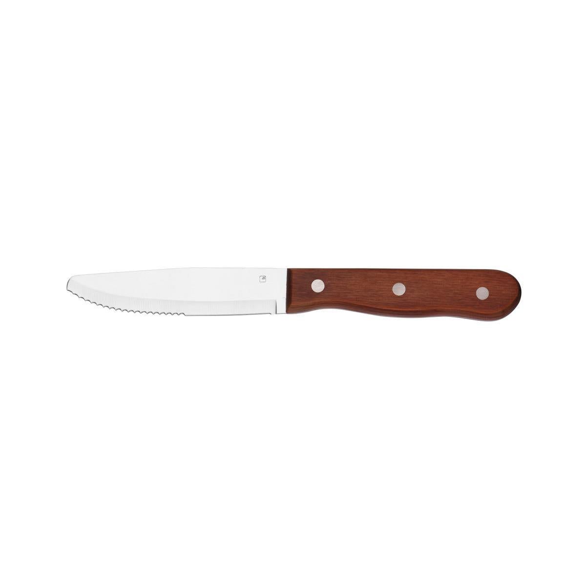Tablekraft Steak Knife Jumbo Pakkawood Tip (Sold in sets of 12)