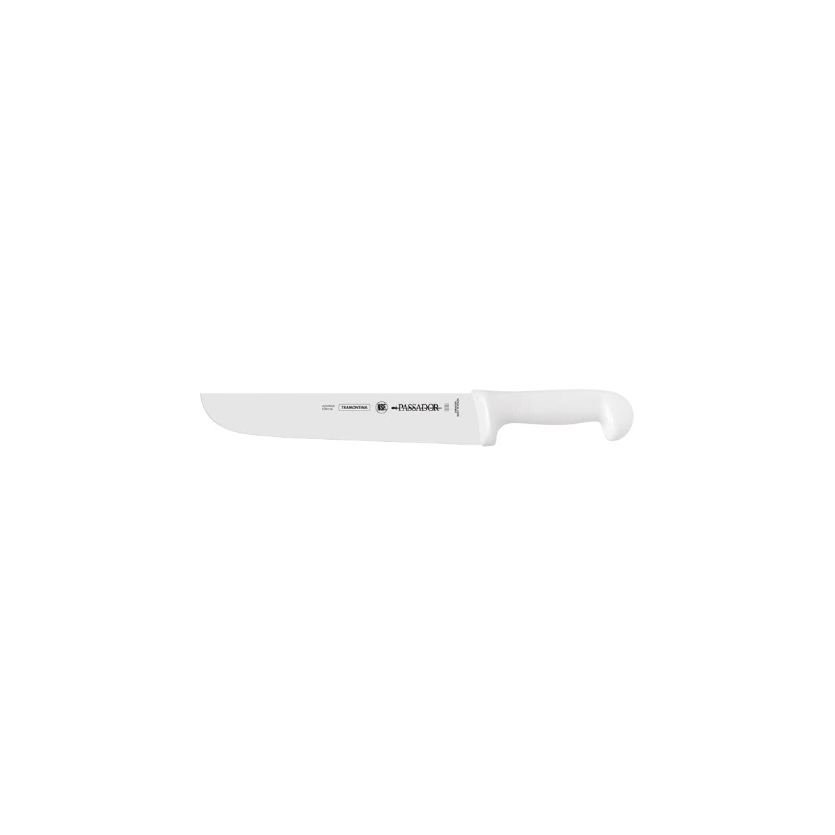 TM24420/080 - Professional Butcher Knife 20-Straight Wide White