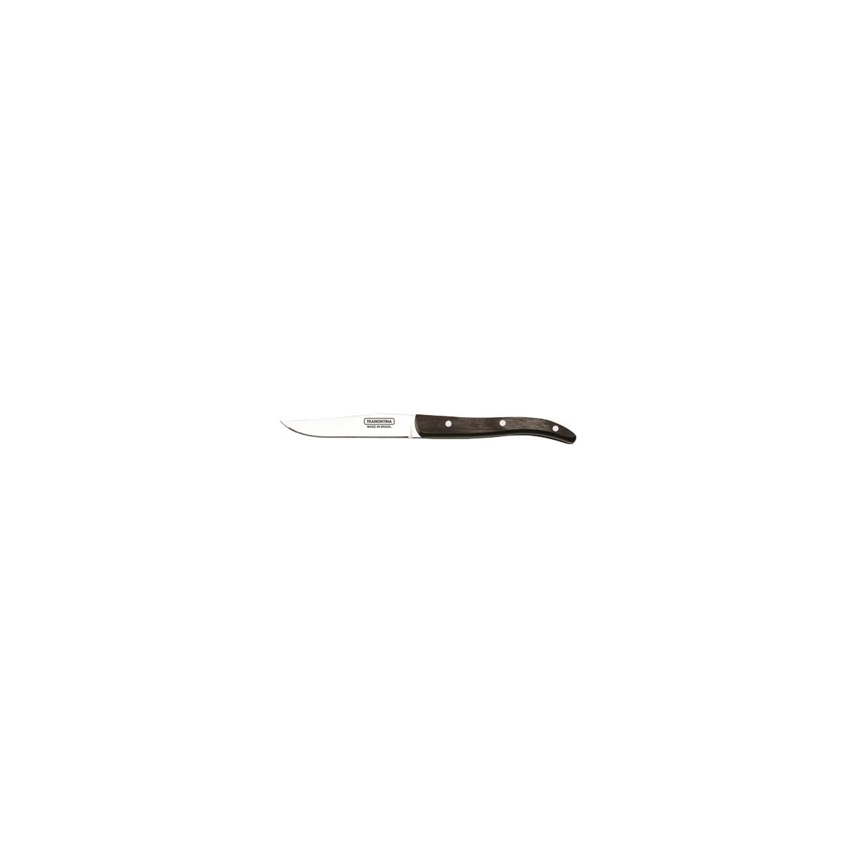 TM29810/023 - Tramontina Pasiano Polywood 4" Steak Knife 10-Ser Narrow Brn (Sold in sets of 12)