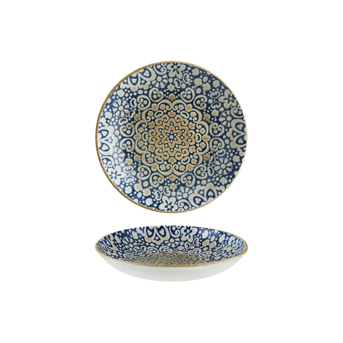 Bonna Alhambra Round Coupe Bowl 230x50mm (Alhblm23Ck) (Sold in sets of 6)