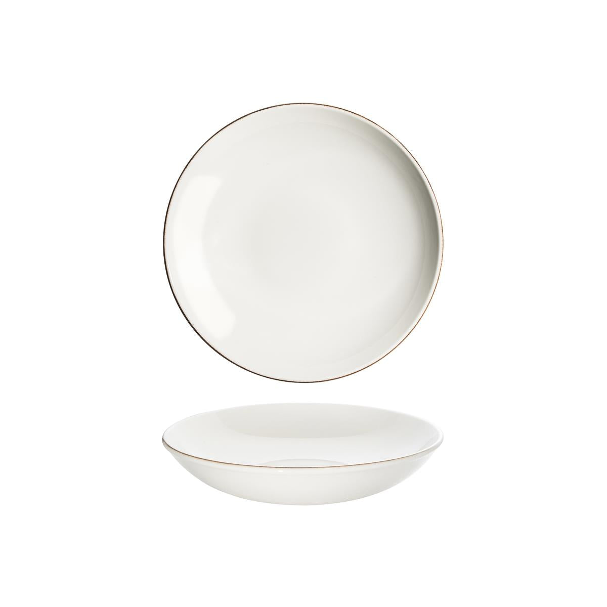 Bonna Retro Round Coupe Bowl 230x50mm (E100Blm23Ck) (Sold in sets of 6)