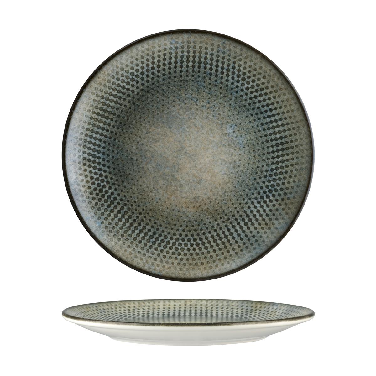 Bonna Lenta Ash Round Coupe Plate 270mm - 12 pack