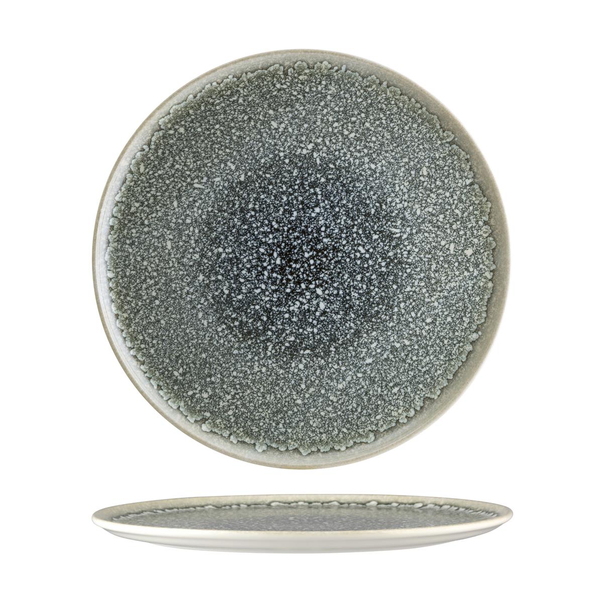 Bonna Thar Black Round Flat Platter 320x25mm (Thrblgrm32Pz) (Sold in sets of 6)