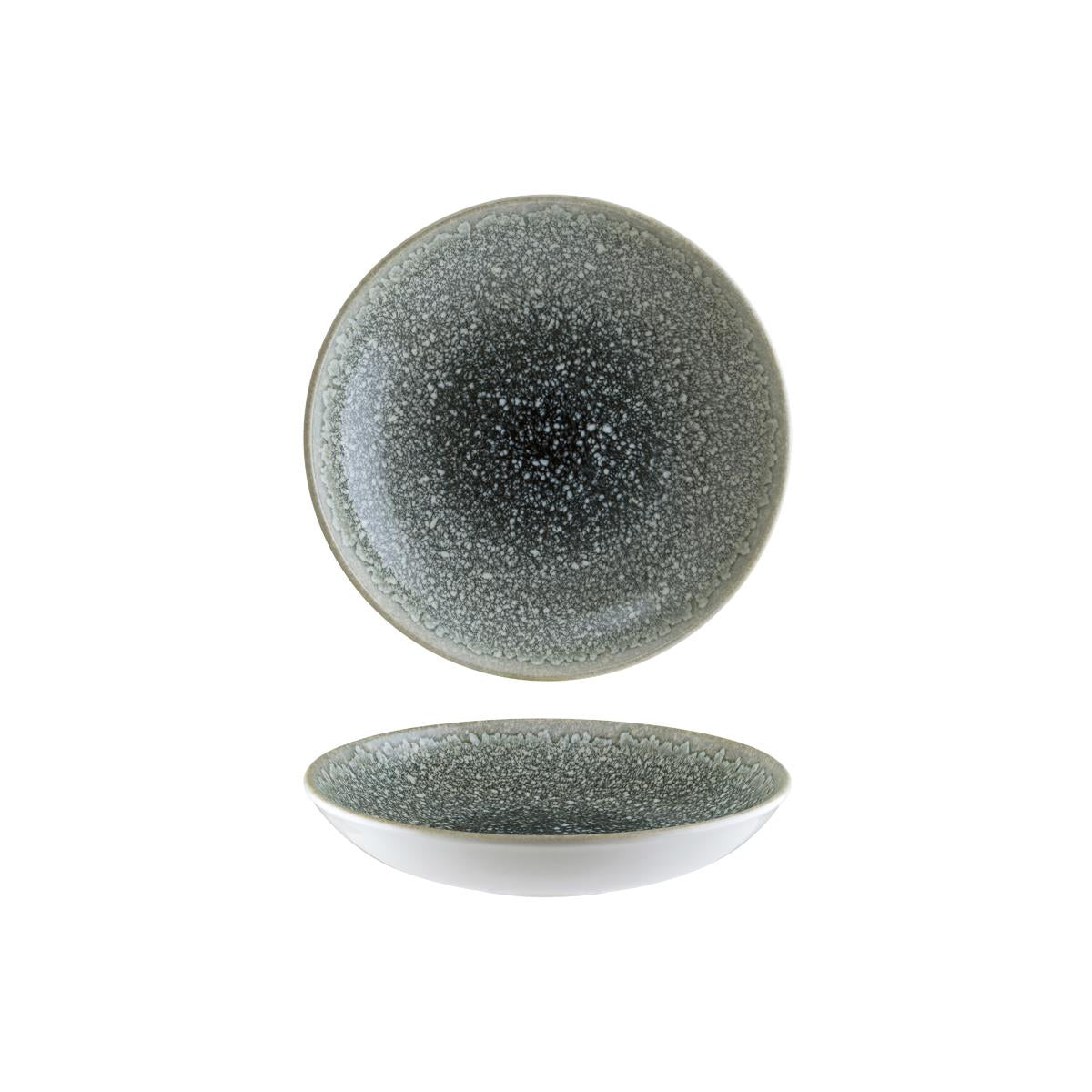 Bonna Thar Black Round Bowl Coupe 230x50mm (Thrblblm23Ck) (Sold in sets of 6)