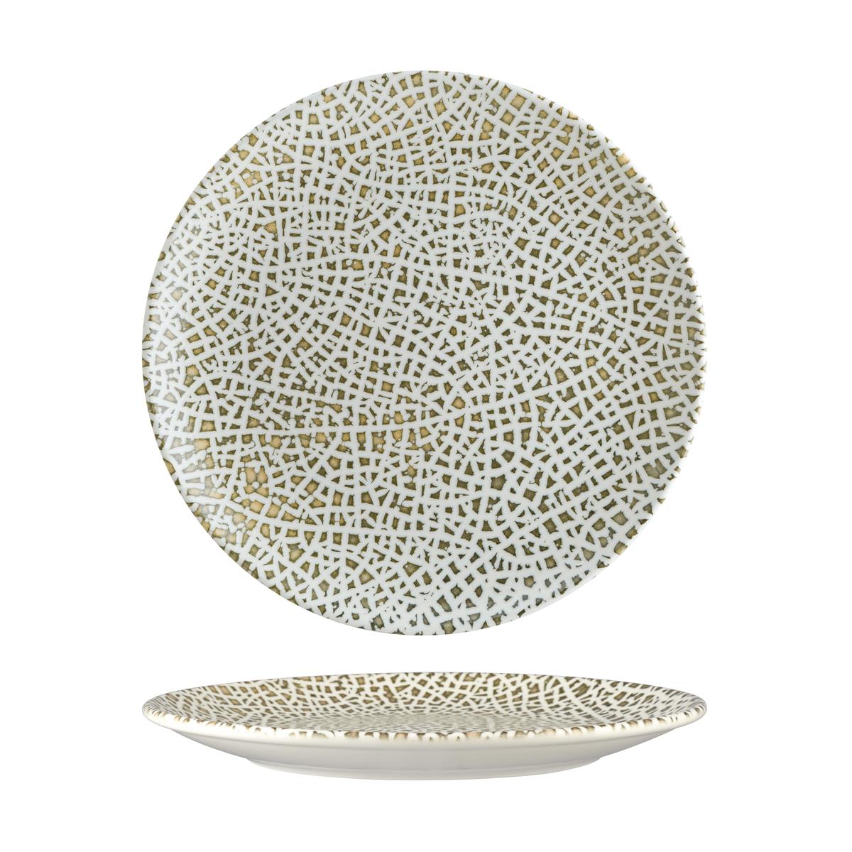 Bonna Lapya Wood Round Coupe Plate (Sold in sets of 12)