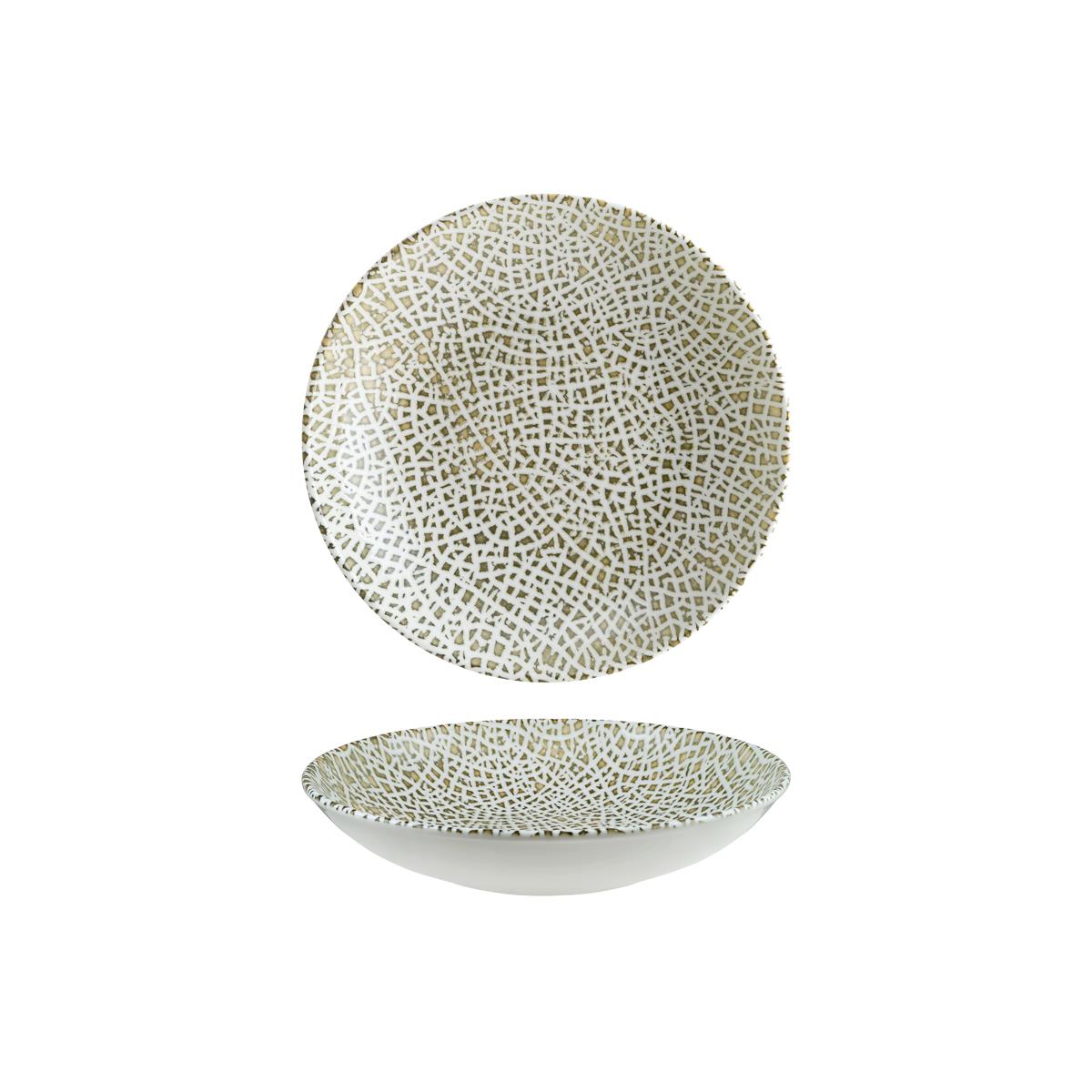 Bonna Lapya Wood Round Coupe Bowl 230x50mm (Lpywdblm23Ck) (Sold in sets of 6)