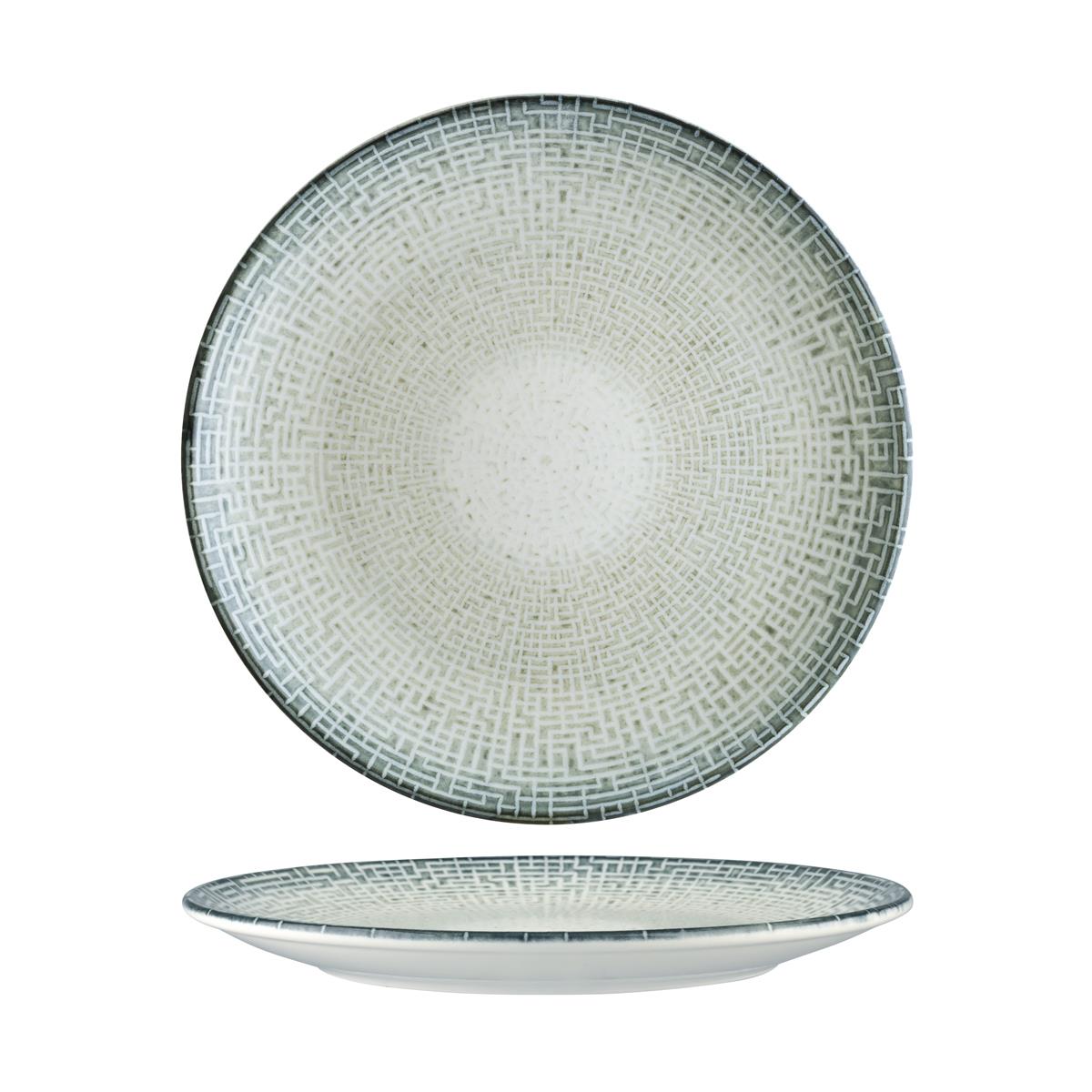 Bonna Maze Round Coupe Plate (Sold in sets of 12)