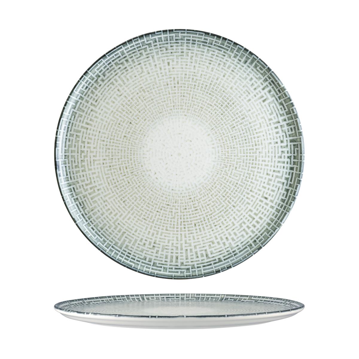 Bonna Maze Round Flat Platter (Sold in sets of 6)