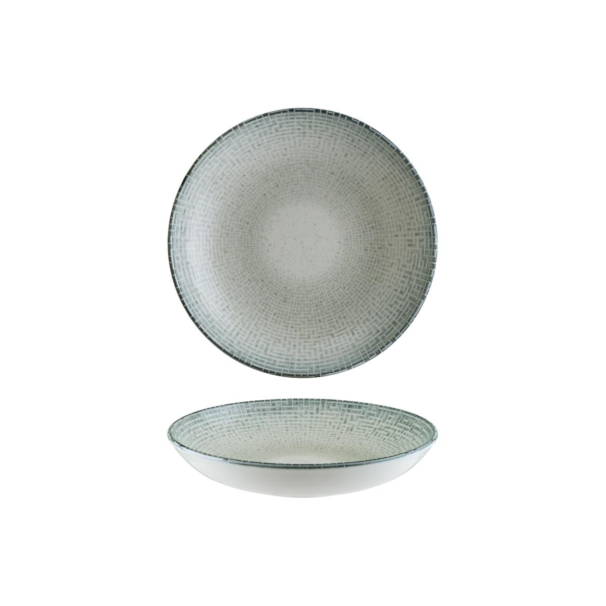 Bonna Maze Round Coupe Bowl 230X50Mm (Mzeblm23Ck) (Sold in sets of 6)