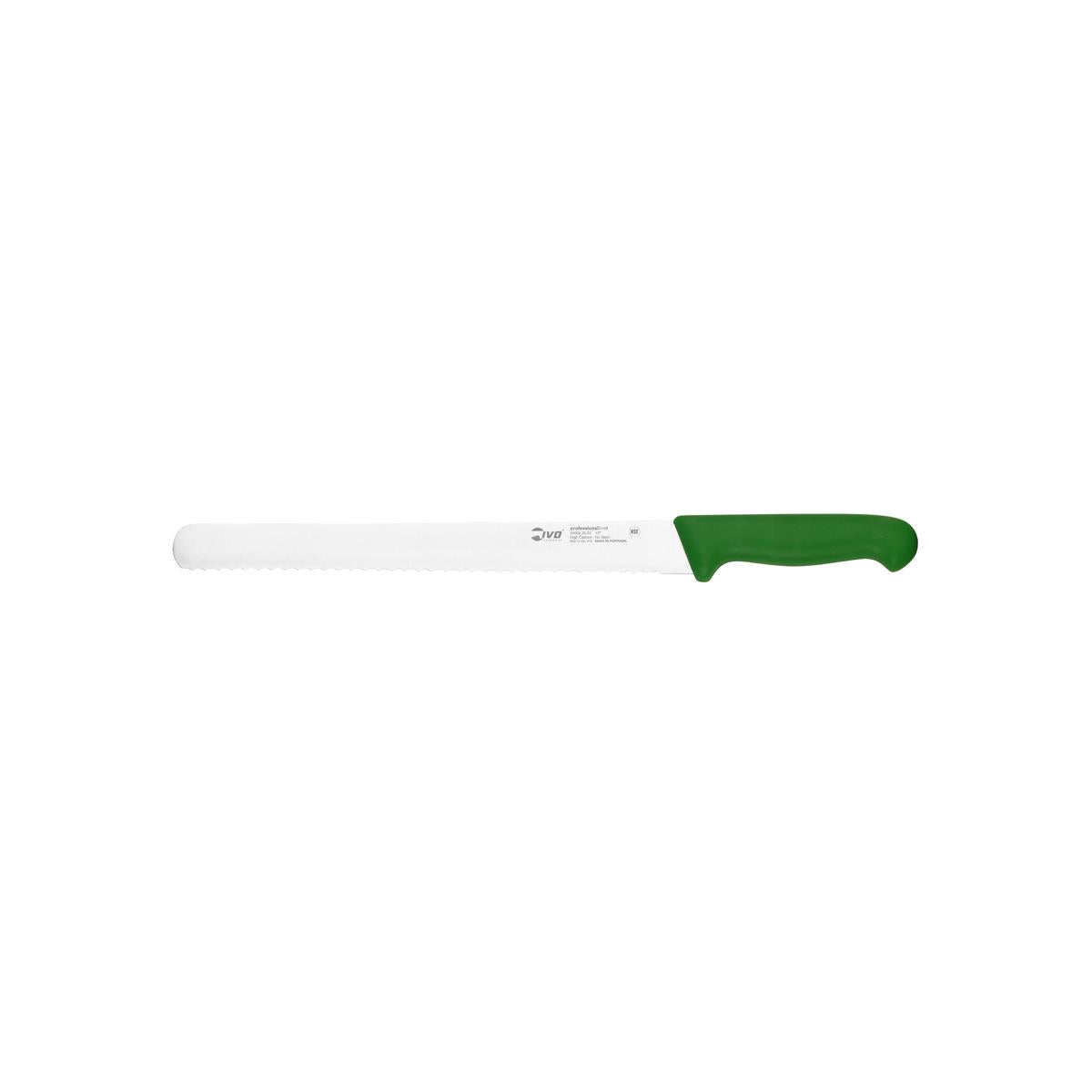 25445 - Ivo Professional "55000" Serrated Slicer 250mm Green