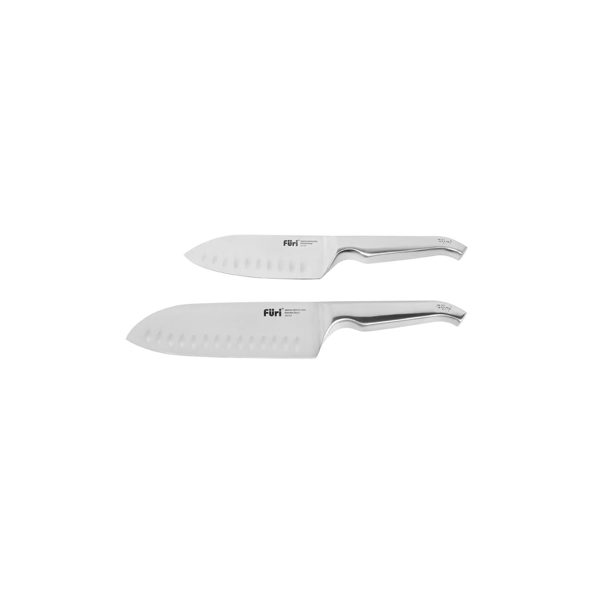 27165 - Furi-Acacia East/West 2Pc Santoku Knife Set, 17/13Cm (41354) (Sold in sets of 3)