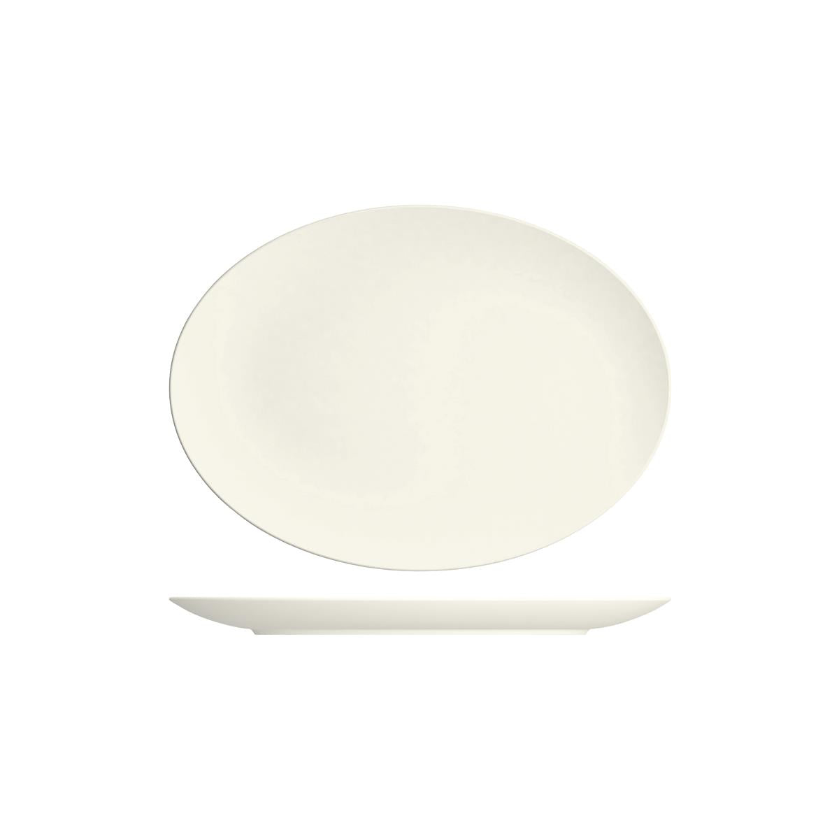 BHS6692233 - Bauscher Purity Oval Coupe Platter (Sold in sets of 6)