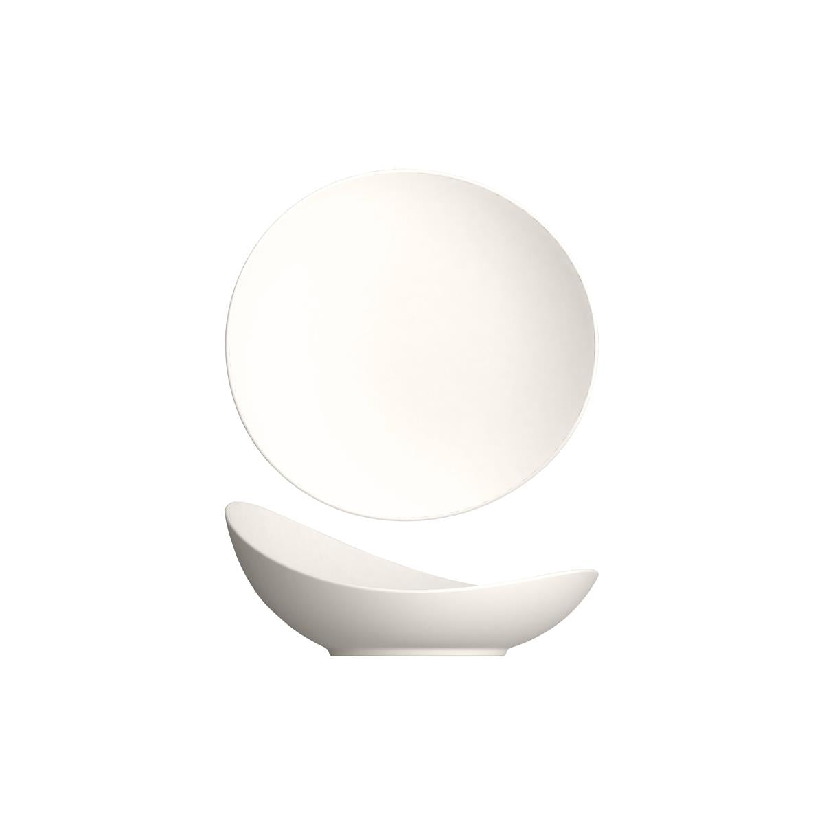 Bauscher Purity Asymmetric Dish (Sold in sets of 6)