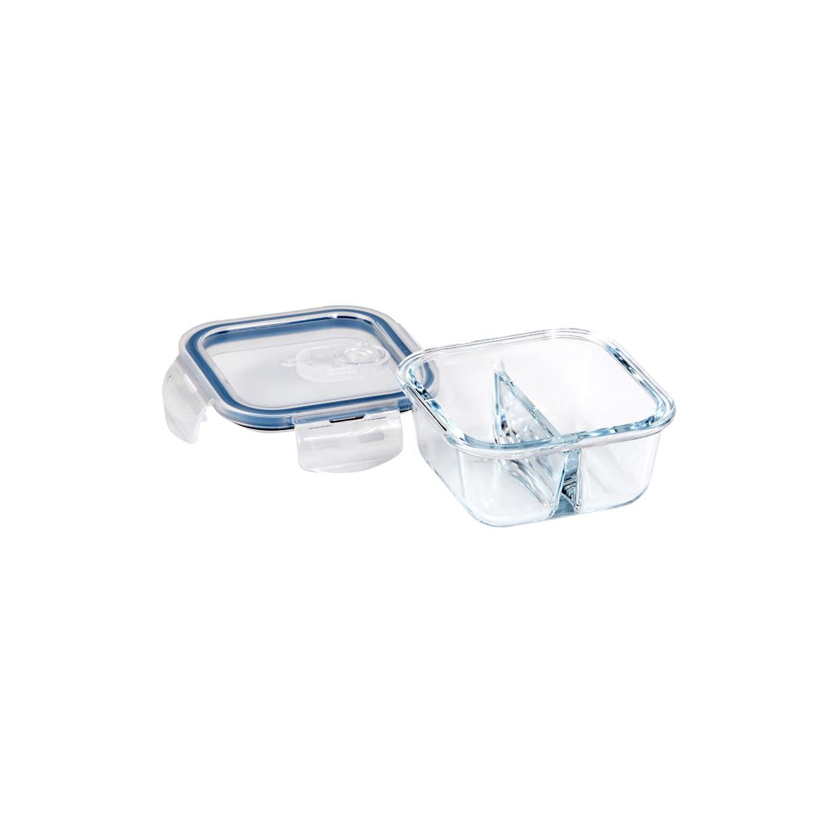 ETR48146 - Eterna Glass Containers 2 Div Squ 300Ml