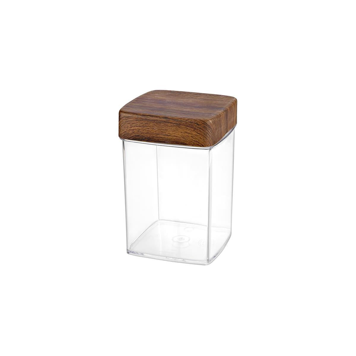 Evelin Square Cannister With Lid 120X120X180Mm