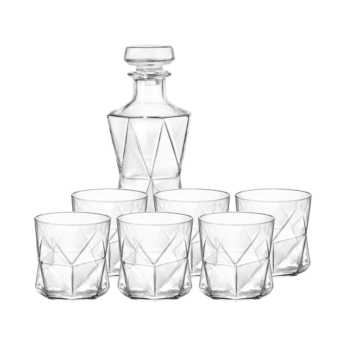 Cassiopea Decanter and Tumbler 7Pc Set (2.34525) Set of 2 (Sold in sets of 2)