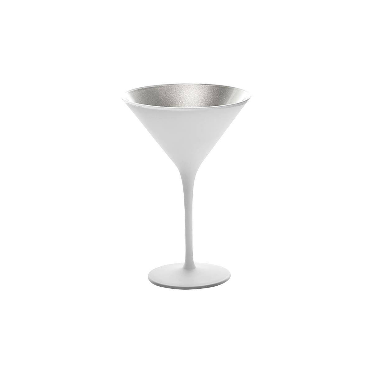 Stolzle Olympic Cocktail Glass 240Ml Matt White/Silver