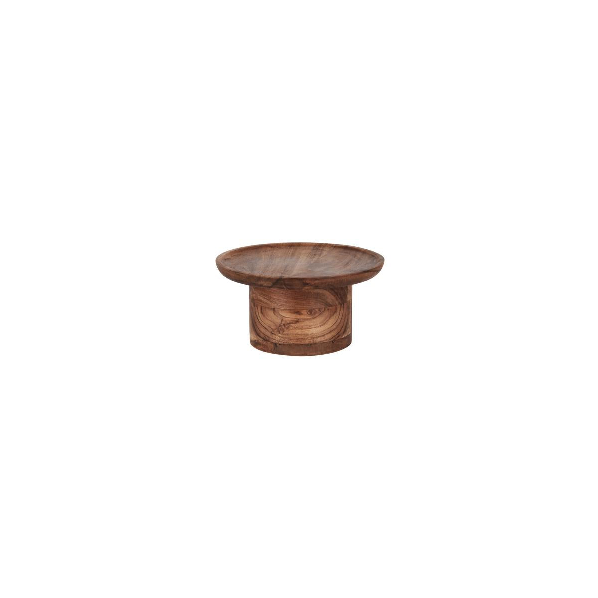 4755 - Chef Inox Serve Round Cake Stand Pilar Acacia (Sold in sets of 4) - Image 2