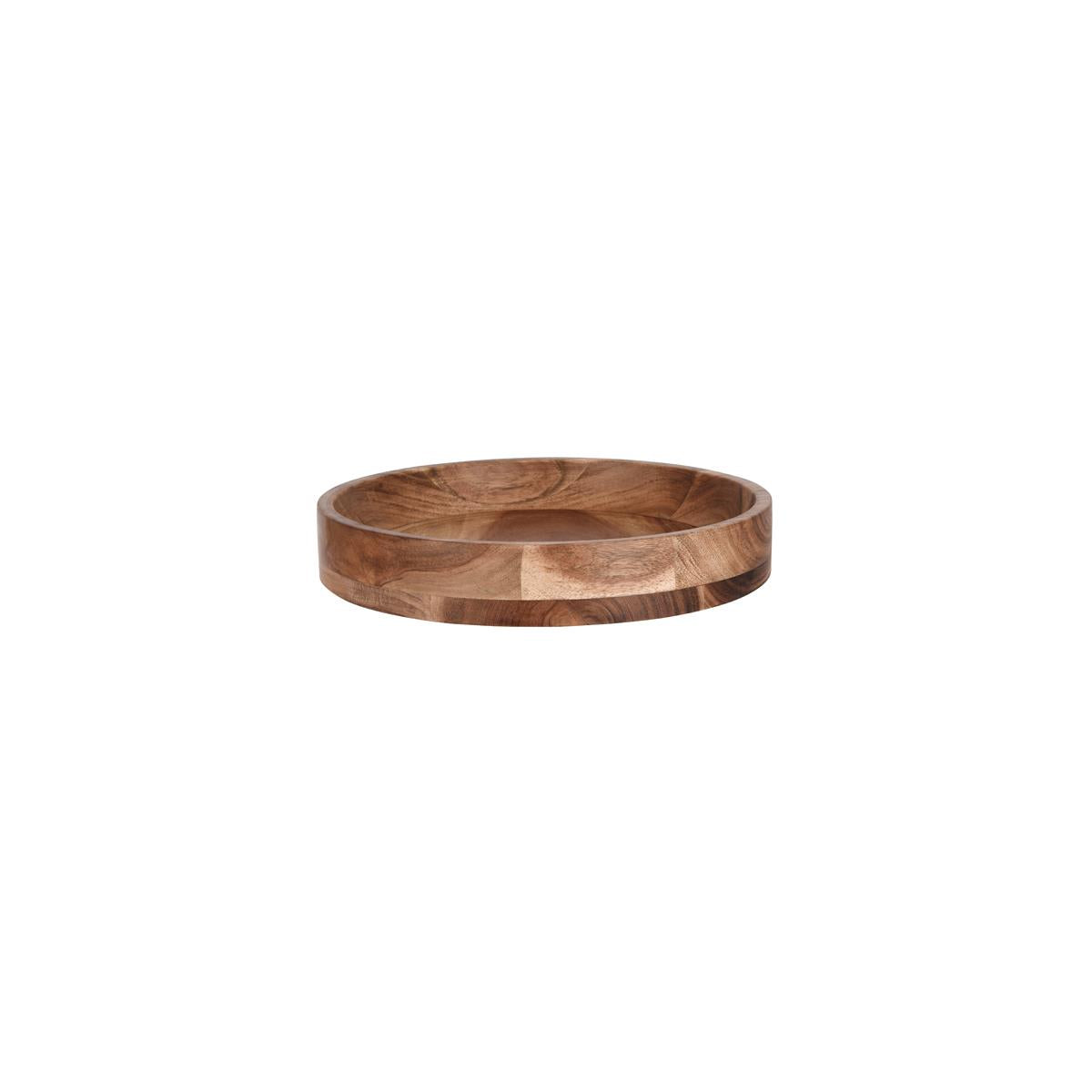 04779 - Chef Inox Serve Round Display Platter Acacia 305X50Mm