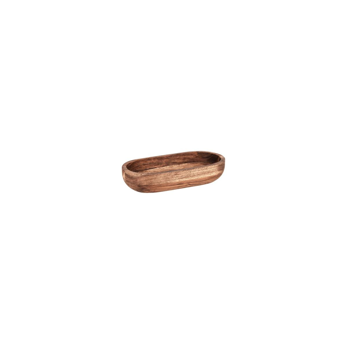 4781 - Chef Inox Serve Oval Bowl Acacia (Sold in sets of 2)