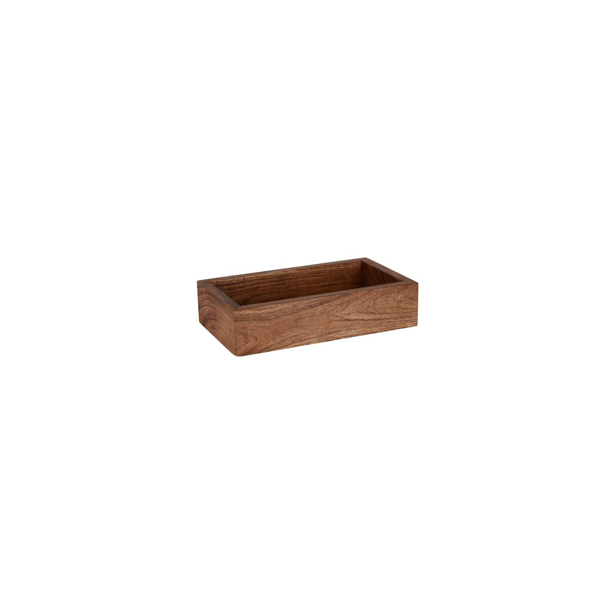 4784 - Chef Inox Serve Table Display Box Acacia 260x150x60mm (Sold in sets of 6)