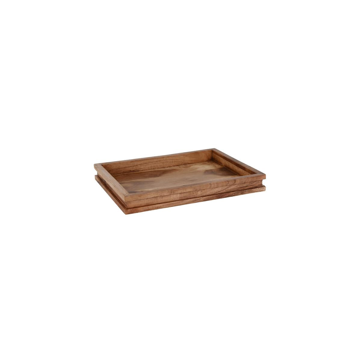 04791 - Chef Inox Serve Display Tray Acacia Gn 1/2 325X265X40Mm