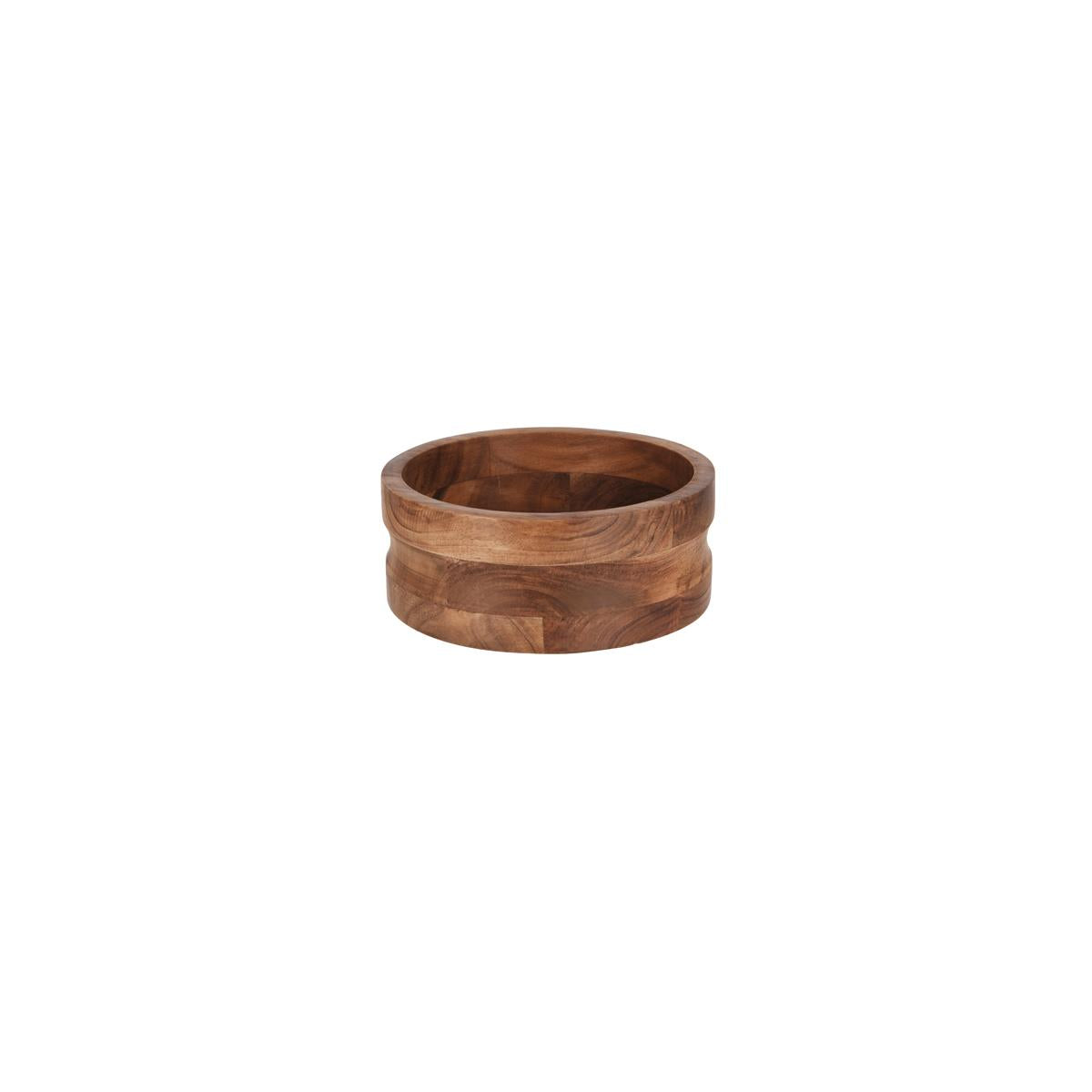 4797 - Acacia Wood Round Bowls with Straight Sides by Chef Inox - Image 2