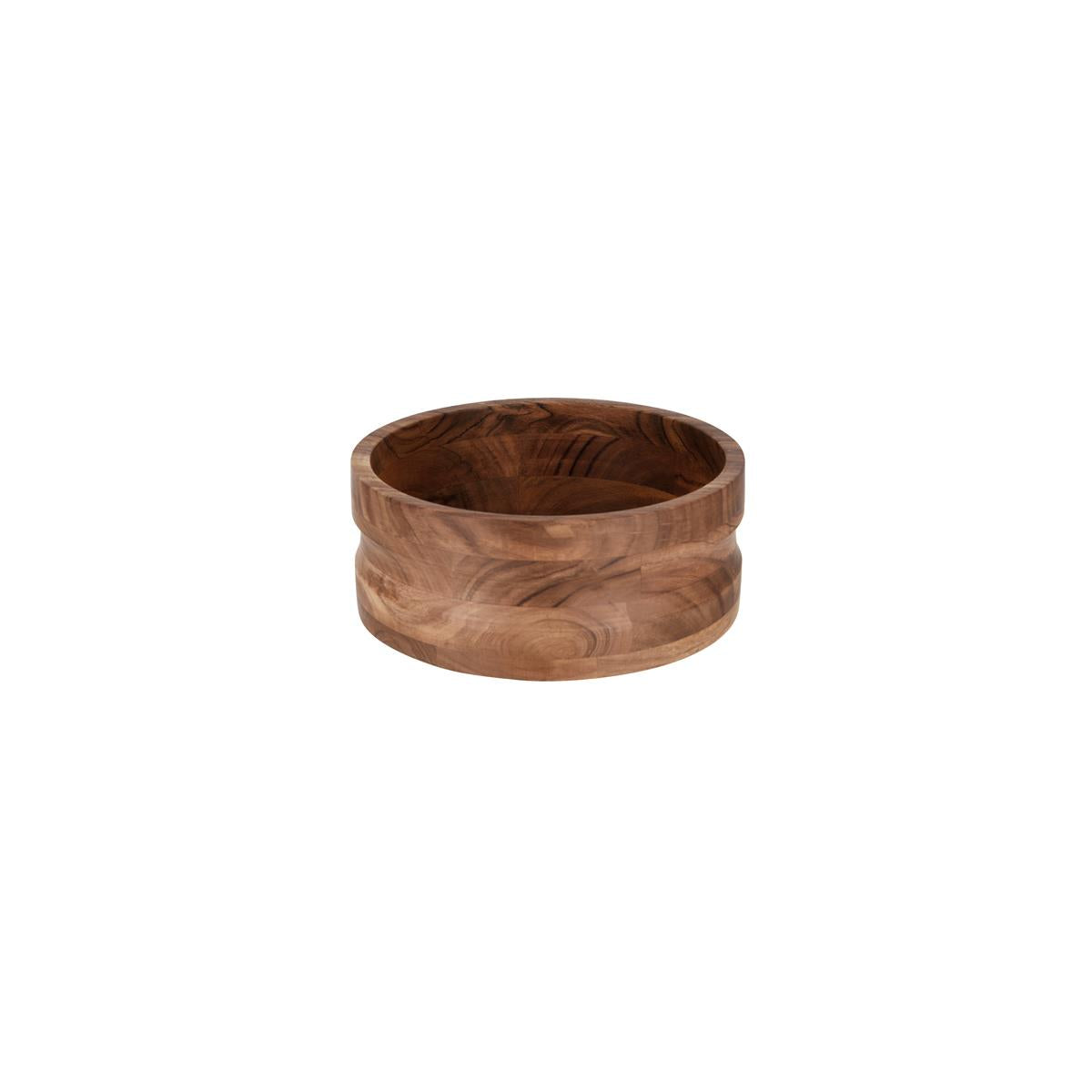 4797 - Acacia Wood Round Bowls with Straight Sides by Chef Inox - Image 3