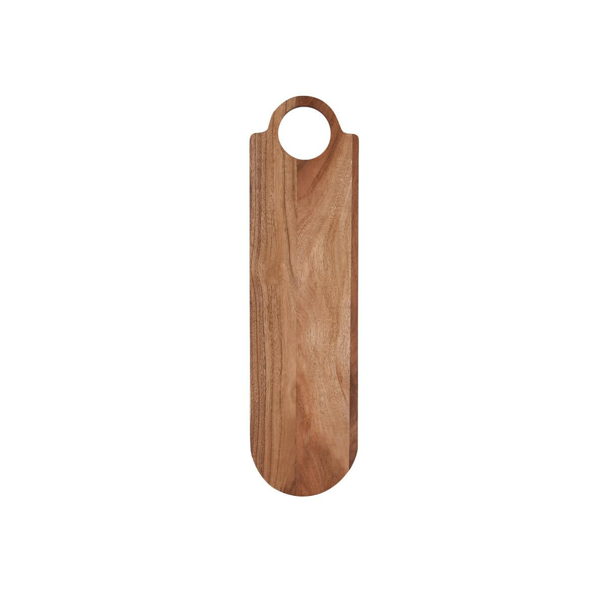 4966 - Acacia Serving Boards with Loop Handle by Chef Inox – Set of 6, 560x150x15mm